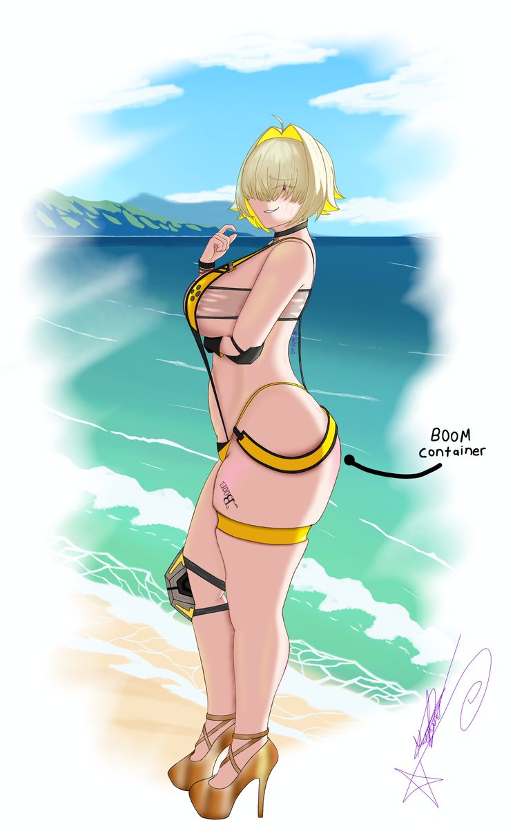 SatkizD's tweet photo. Elegg boom and shock 

Referente model: @Peachuu244

#NIKKE #NIKKEfanart #니케 https://t.co/xvrEcIiqSx