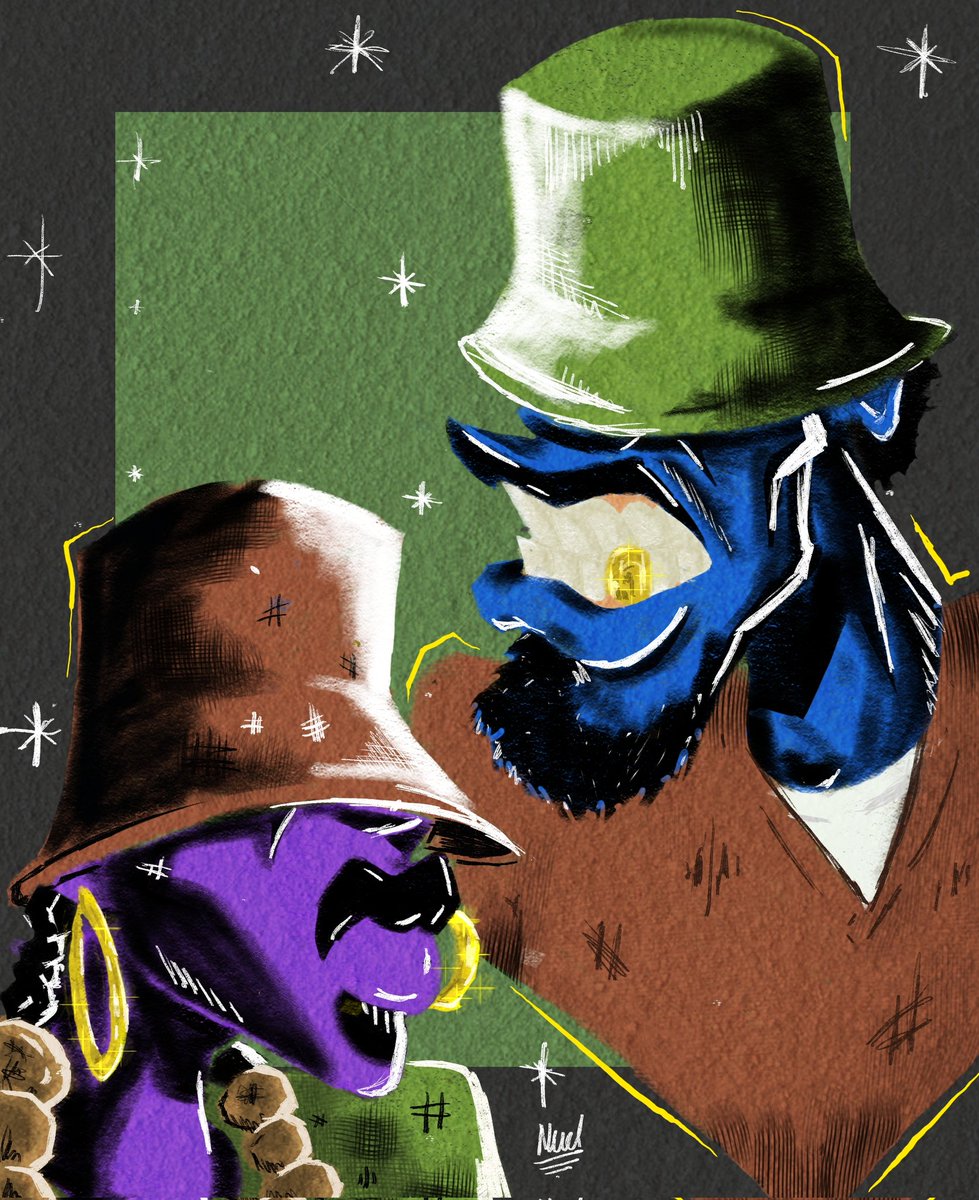 Holly Jolly Bucketboy 
#art #Christmas