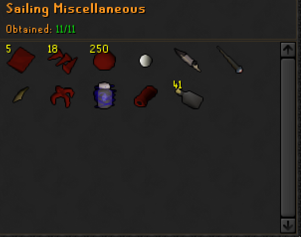 sailing paints/fish/misc done