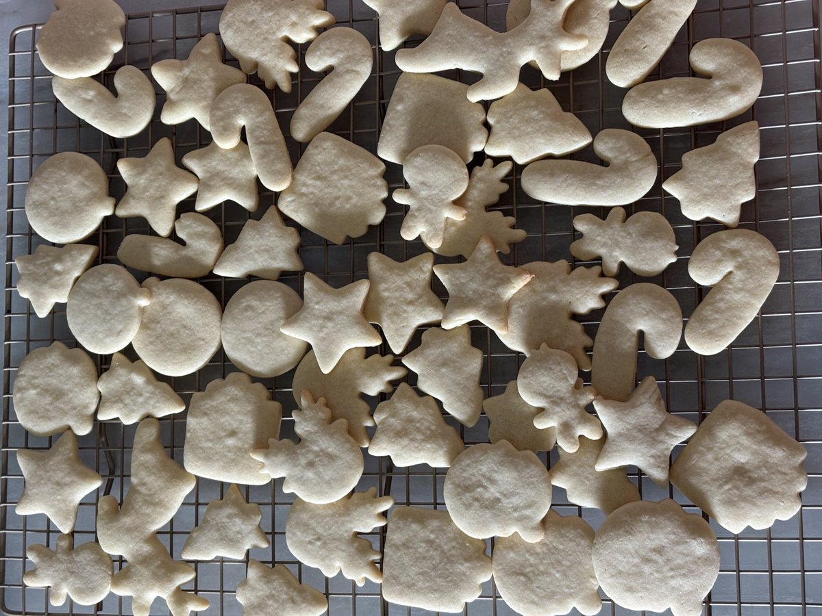 httpdenali's tweet image. christmas cookies i decorated :3