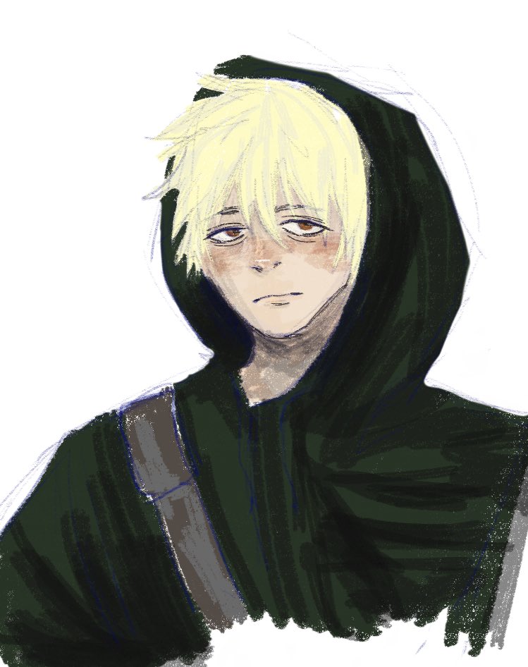 nuuppeppo's tweet image. i wouldn’t be me if i drew him without his tired eyes