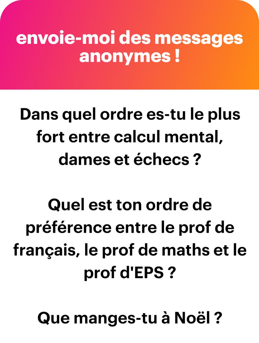 Max92far's tweet image. 1. Euh Dames loin loin devant après calcul mental (je suis nul) et échec (je me souviens même pas quel pion bouge comment)

2. Ça dépend du prof mais souvent Prof de math c'est des passionnés c'est intéressant après français et prof de sport en dernier de loin

3. Prochain tweet