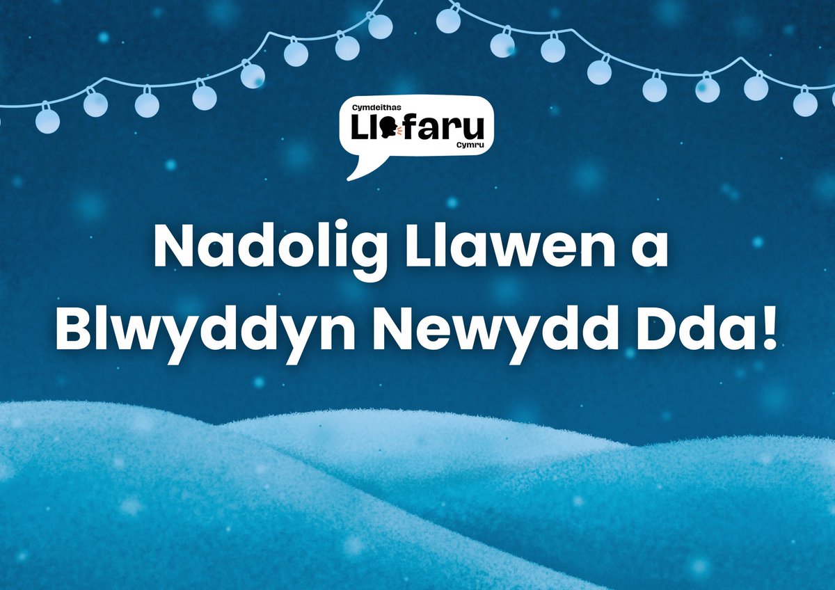 Cymdeithas Llefaru Cymru tweet media