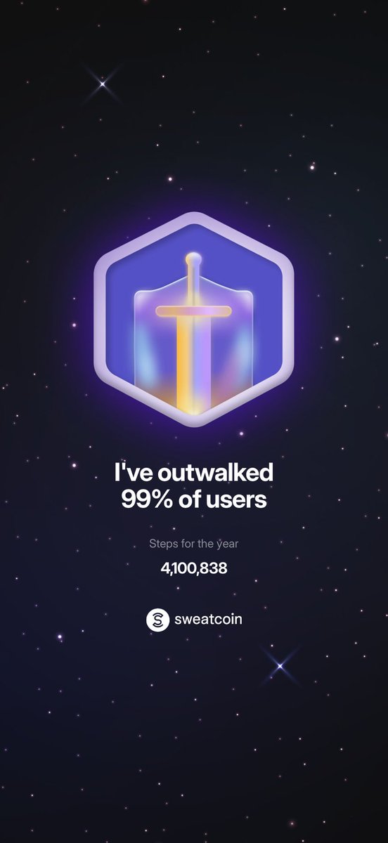real8star's tweet photo. ⁦@Sweatcoin⁩ https://t.co/ZWgBr8V0gt