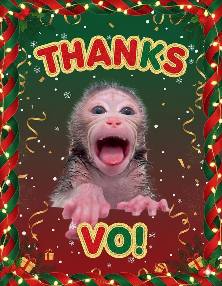 Hi everyone KarenMafia here, I want to wish you the best for Xmas, I wish you a very very merry merry merry Christmas
I'm hoping you think of me
Dancing around the tree.
May a tree rat will be on your tree that day.