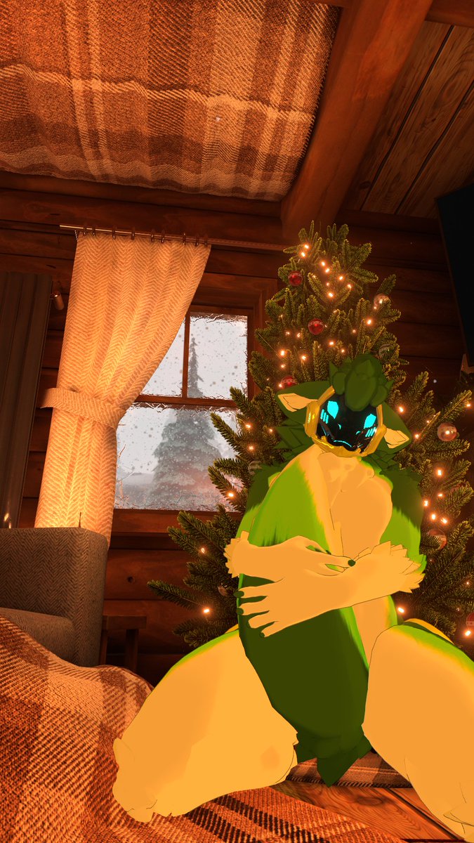 ProtogenPix's tweet photo. I was feeling cute, s-shutup 

Merry Christmas, from this silly Proto https://t.co/5sjeba4x5b