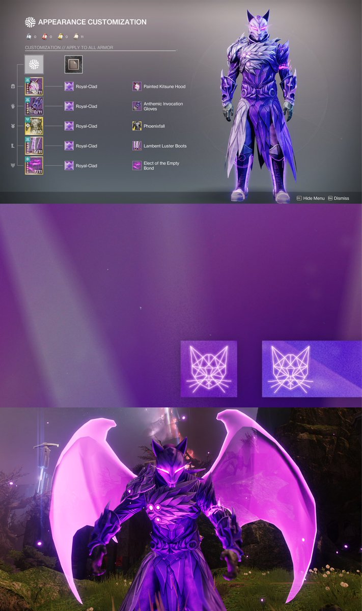 Snervv's tweet image. (Open pictures for surprise)

If Felis Galaxias was a Guardian #DawningFashion2025 

@Bungie @DestinyTheGame @Destiny2Team @BrunoLouviers @A_dmg04 @Scapes @MoltenSlowa @Cozmo23 

Snerv#4483