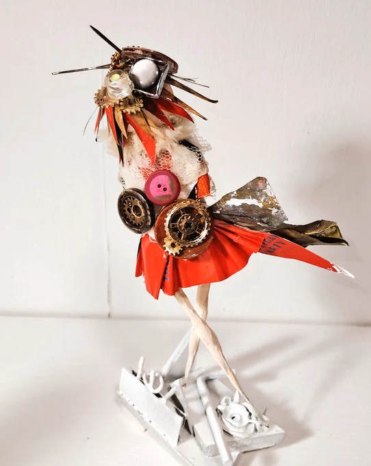 コラージュ人形計画 『コラロイド』ーcollage roidー ■時計仕掛けの女の子 #人形 #フィギュア #粘土
