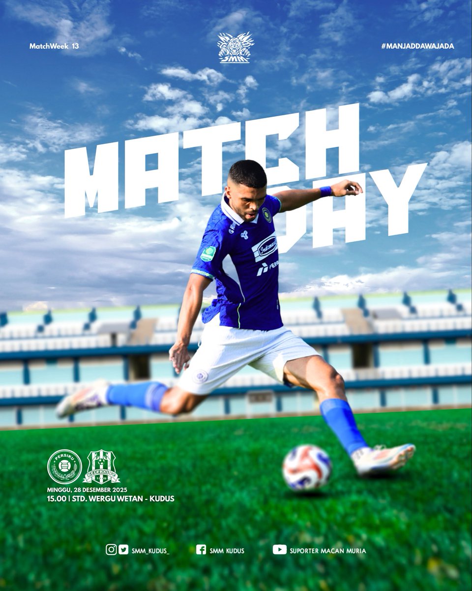 Harapan Kami Ada Di Setiap Langkah Kalian <a href="/PERSIKU_Kudus/">Persiku Kudus</a> 🙏🏻
𝙈𝙀𝙉𝘼𝙉𝙂𝙆𝙀 ‼️
#suportermacanmuria