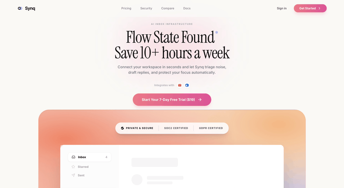 VerdexoVentures's tweet photo. Found this sleek hero design and added my personal touch for Synq (still a work in progress) 📷🎄
Clean, modern, and building toward something big. How’s it looking so far? Thoughts? 📷
Merry Christmas everyone!
#WebDesign #UIUX #DesignInspo #MerryChristmas https://t.co/nfM9cb0LkK