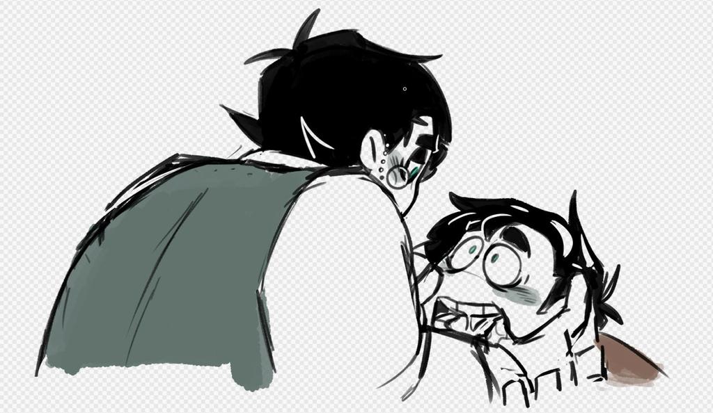 BitterSound Sound would be super shy about kissing Latte, even