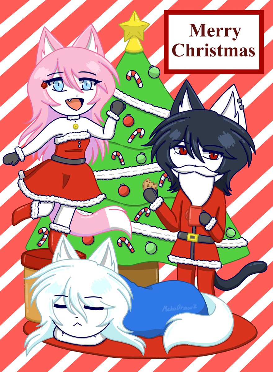 Meko_Hello's tweet photo. Merry Christmas Everyone!! 🎄 https://t.co/Hxhp4AN4fP