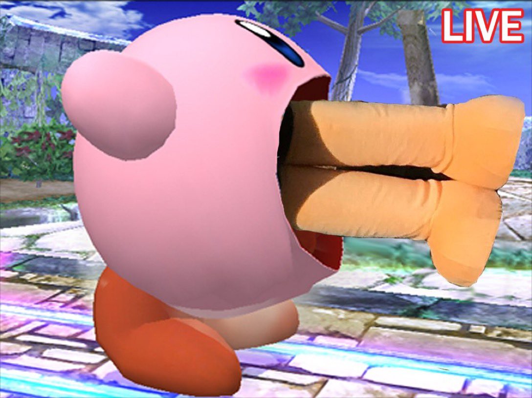 chiitan7407's tweet image. Kirby! Wait a minute! Don't suck me in!
Don't suck me in... Merry..Ch…rist….ma..s