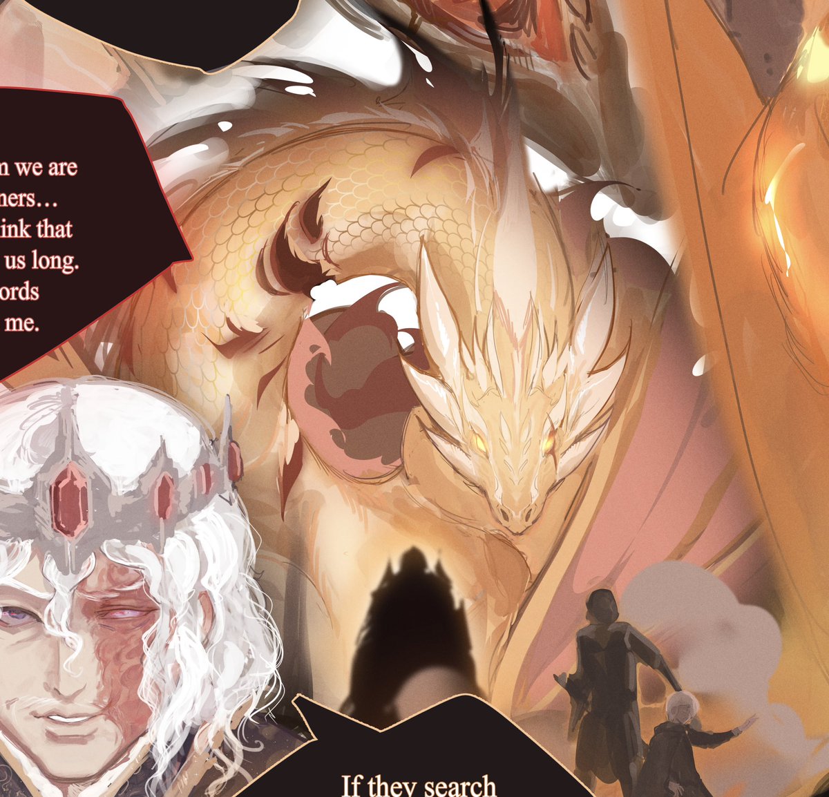 A sketch about Rhaenyra Targaryen being burned by Sunfyre
I was very inspired by the song "The Bells of Notre Dame."🙂‍↔️

Merry Christmas🌨️

#ASOIAF