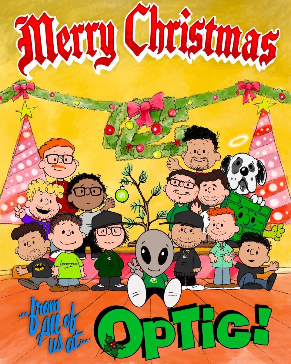 OpTic's tweet image. Merry Christmas and Happy Holidays to you and yours 💚