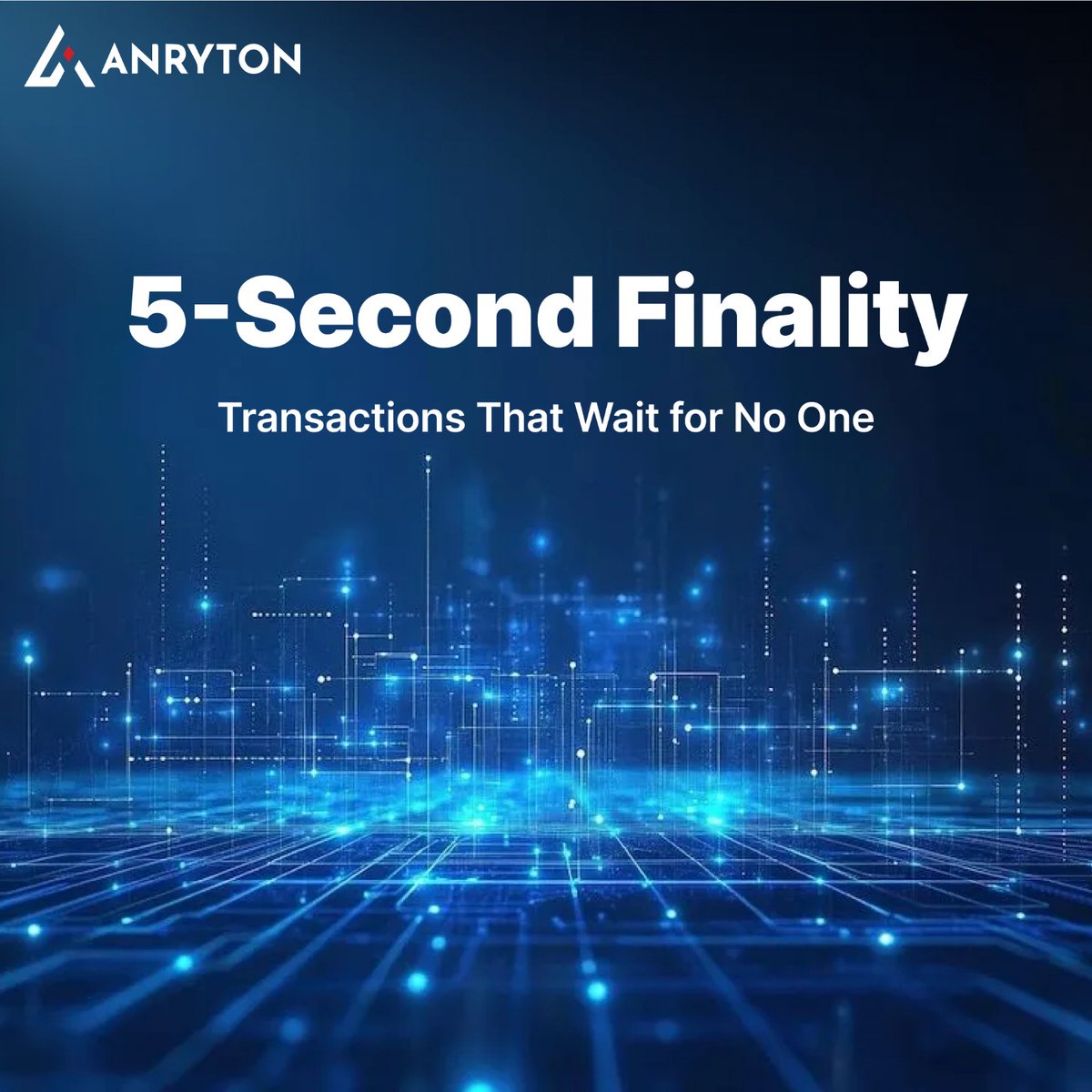 AnrytonTech's tweet photo. Why wait for confirmations?
Our 5-second block finality means your transactions are confirmed almost instantly - fast, secure, and reliable.
#FastBlockchain #AnrytonTech https://t.co/GC0LUnrsSh