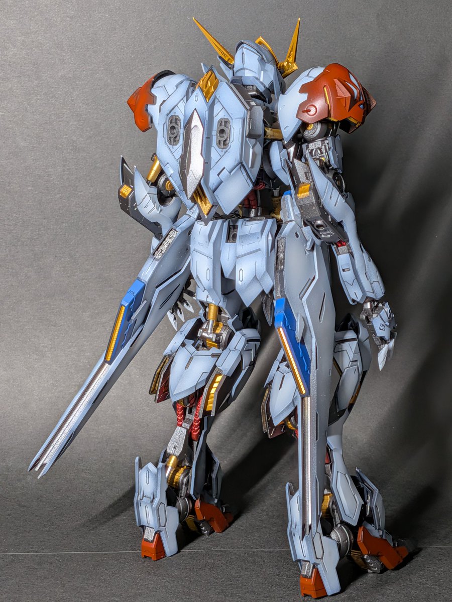 MGガンダムバルバトスルプス完成 今回は塗装の塗り分け部分が多かった