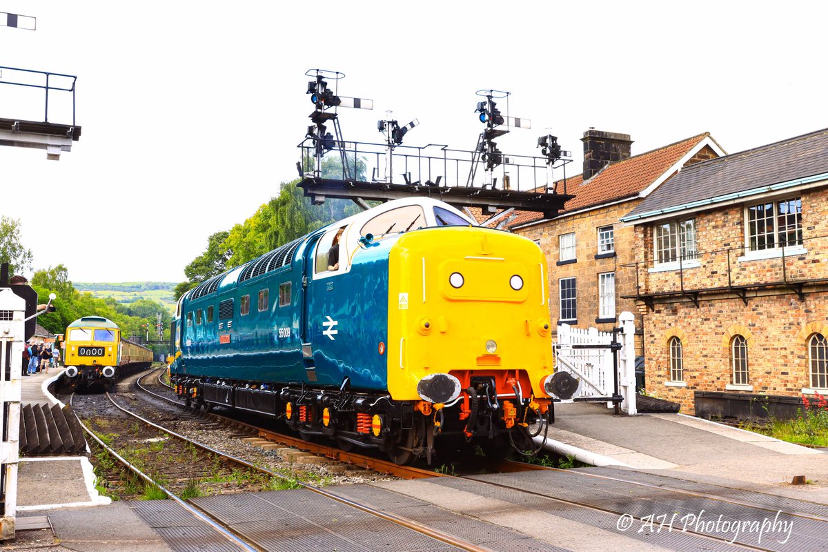 andrew_herny's tweet image. This time of year, for me, is always a chance to reflect back on the year gone!
One of the highlights was to see the @DelticPS 55009 'Alycidon' back in action again having not seen one for a while @WorthValley &amp;amp; @nymr Diesel Gala's!
#Deltic #KWVR #NYMR #DieselGala #Railway200