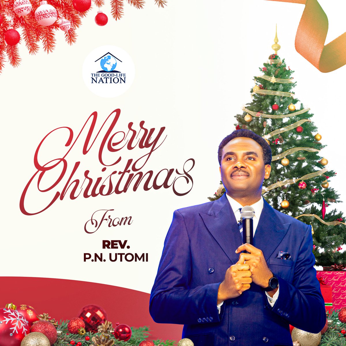 MERRY CHRISTMAS FROM REV. P.N. UTOMI

#RPN 

#APeopleCome