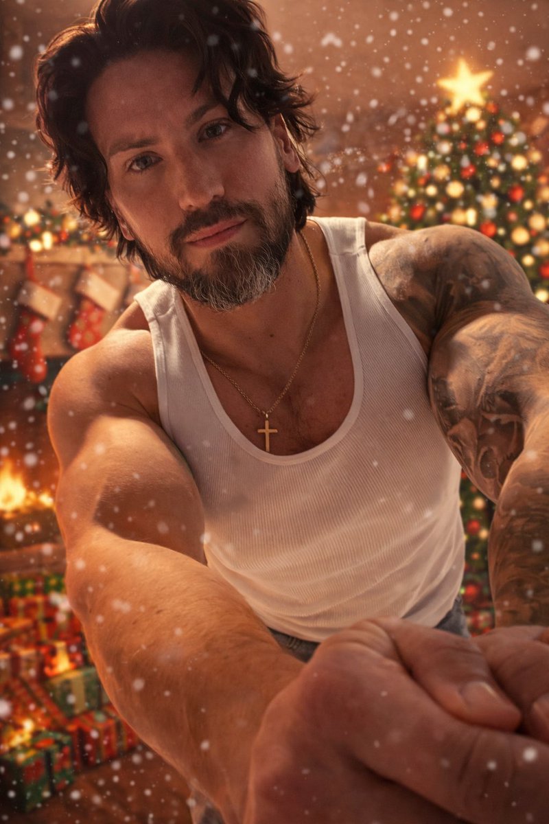 Thanks Chat GPT for the festive remake on a selfie for the perfect Christmas vibes 🎄♥️ Merry Christmas all