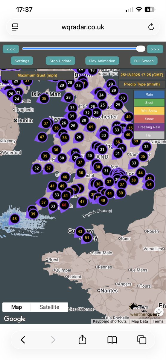PaulBlight6's tweet image. Maximum Gusts in Central and Southern England and Wales - 68mph at Berry Head in Devon  . Afternoon walk at #croyde was simply stunning