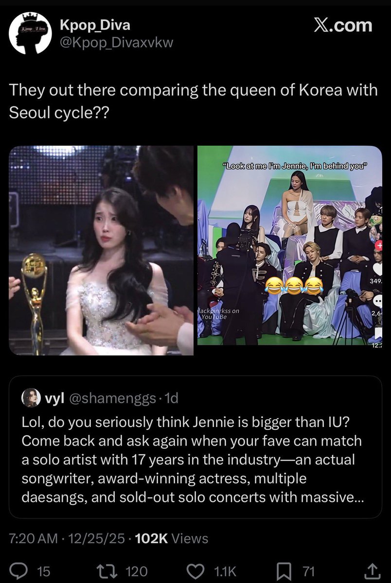 jenniescharts's tweet image. This is how a discussion about YouTube views ended