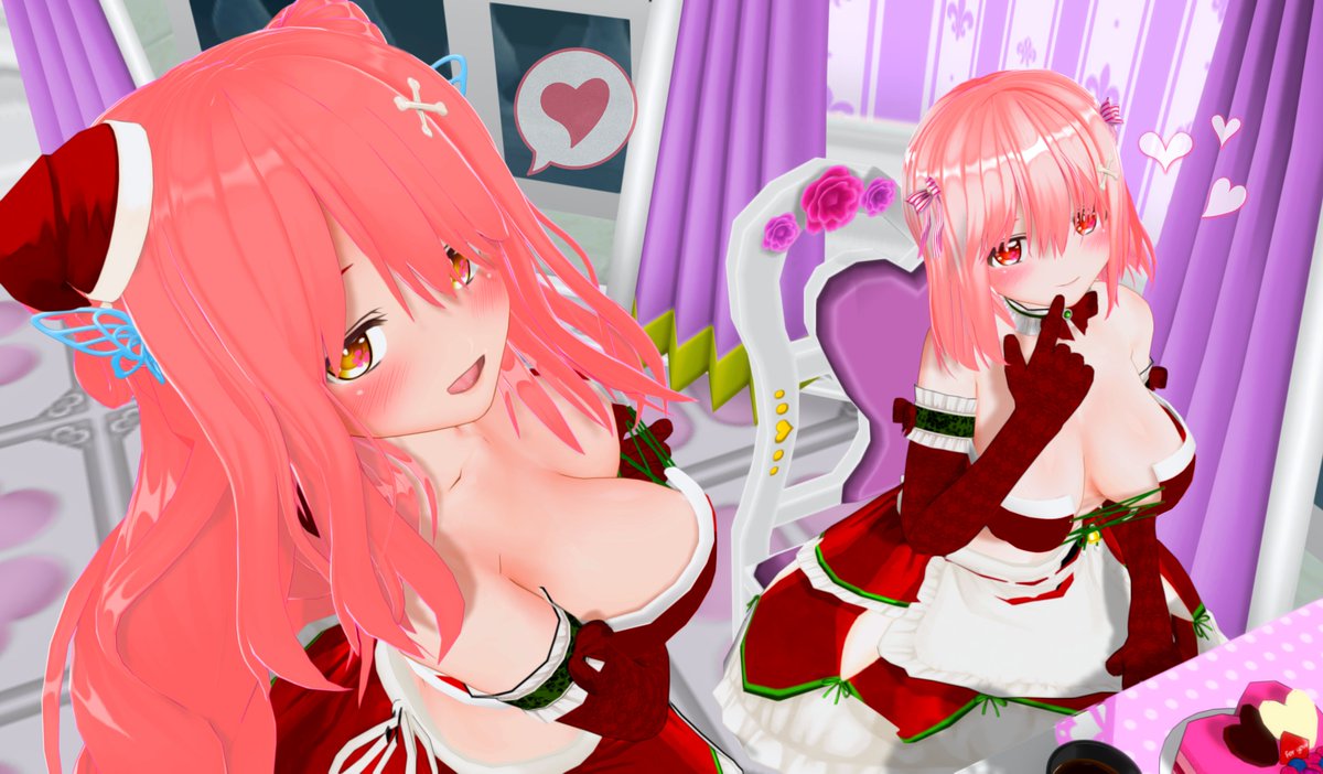 遅刻ですが葛城家+咲良姉妹で𝑀𝑒𝑟𝑟𝑦 𝐶ℎ𝑟𝑖𝑠𝑡𝑚𝑎𝑠でーす🧁🎀✨️🎄
#COM3D2 #すぴかずおーだーめいど