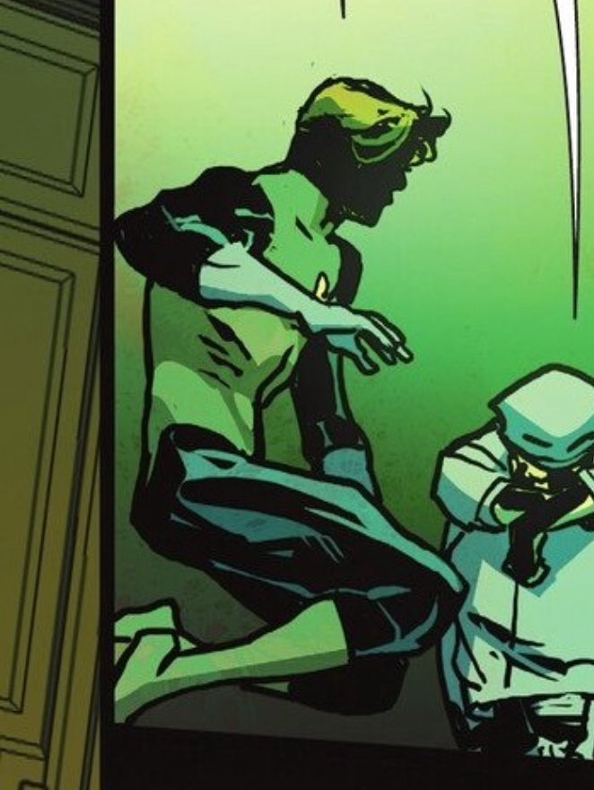 renviary's tweet image. hal jordan being posed in babygirl ways since 1959