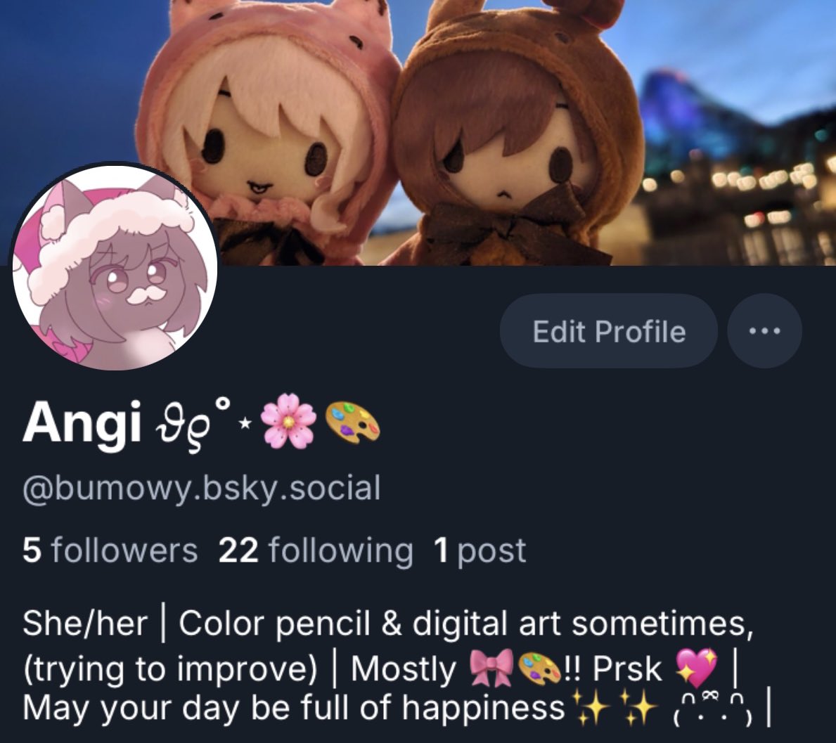 I'll be on Instagram and Bluesky too, for now posting old art, more like backup accounts so feel free to follow if you want ദ്ദി◝ ⩊ ◜.ᐟ✨
instagram.com/bumowy_?igsh=Z…
bsky.app/profile/bumowy…