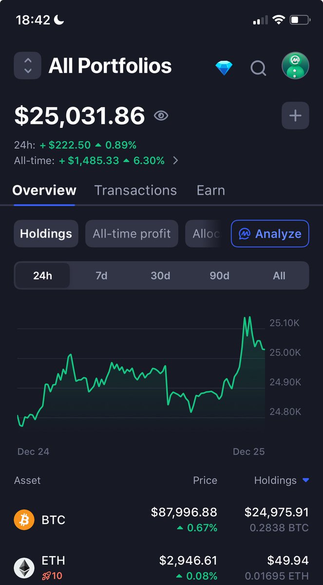 MoBeckDaDon's tweet photo. I was trying to keep this to myself, but it’s just too unbelievable not to share. My cousin introduced me to his coach, and I started with only $800 then a few hours later, $25K hit my account after her 15% cut. Hands down, the best Christmas gift ever 🎄🎁. Coach @Kendra_Trades https://t.co/qKAn6KrlSP