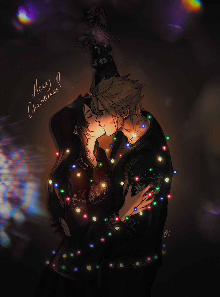 sageixx's tweet photo. merry christmas 💗

#MerryChristmas #ff7 #clerith #clerithchristmas2025 https://t.co/sNC4XfS5Iv