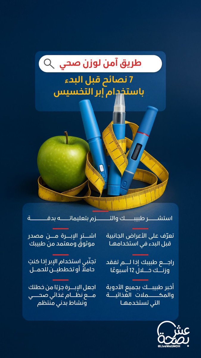 moh_naj_'s tweet photo. إبر التخسيس قرار طبي يُبنى على الحاجة . https://t.co/4mwuE9yk3a