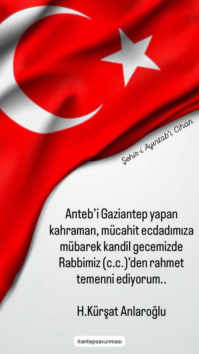 Rahmet ve dua ile..
#Antepsavunması