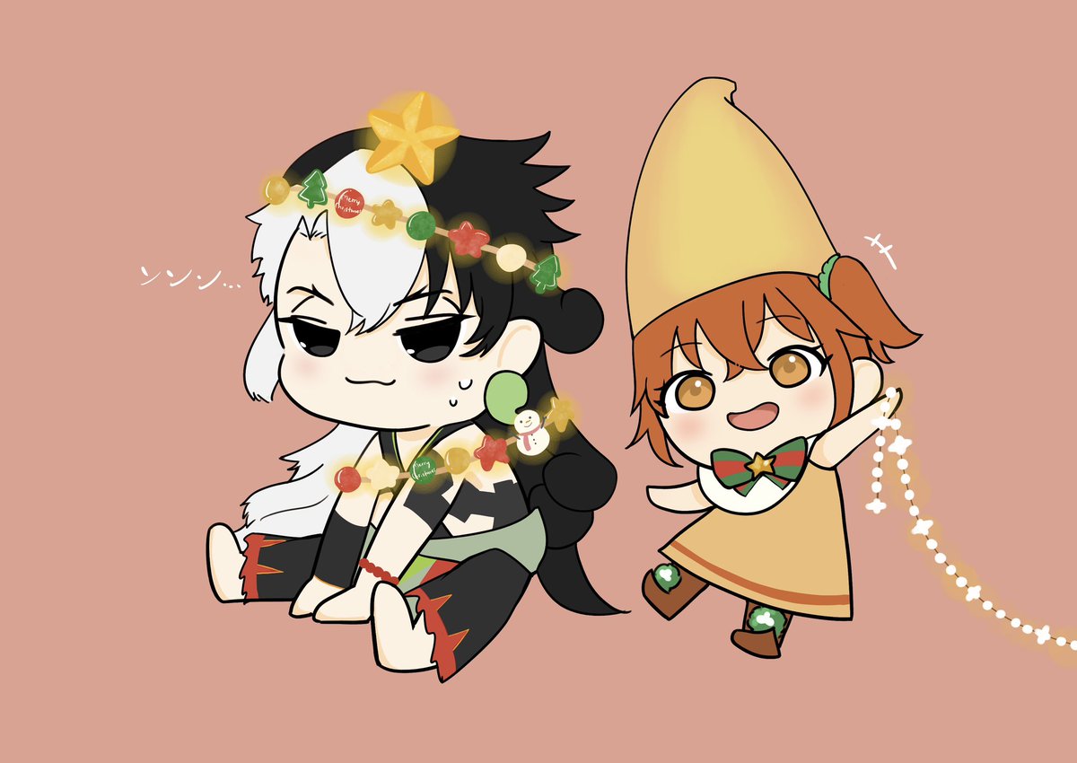 snowfoxrina's tweet photo. (遅刻)メリークリスマス！🎄リンぐだ https://t.co/WfI1FLY6k0