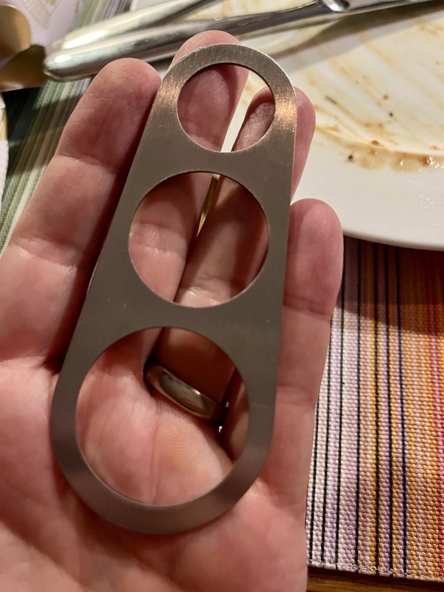 philatrail's tweet photo. Just as I was perplexed with my cracker combination hex spanner, Mrs H points out that it might be a spaghetti measure. https://t.co/Q6DOIsEaiP