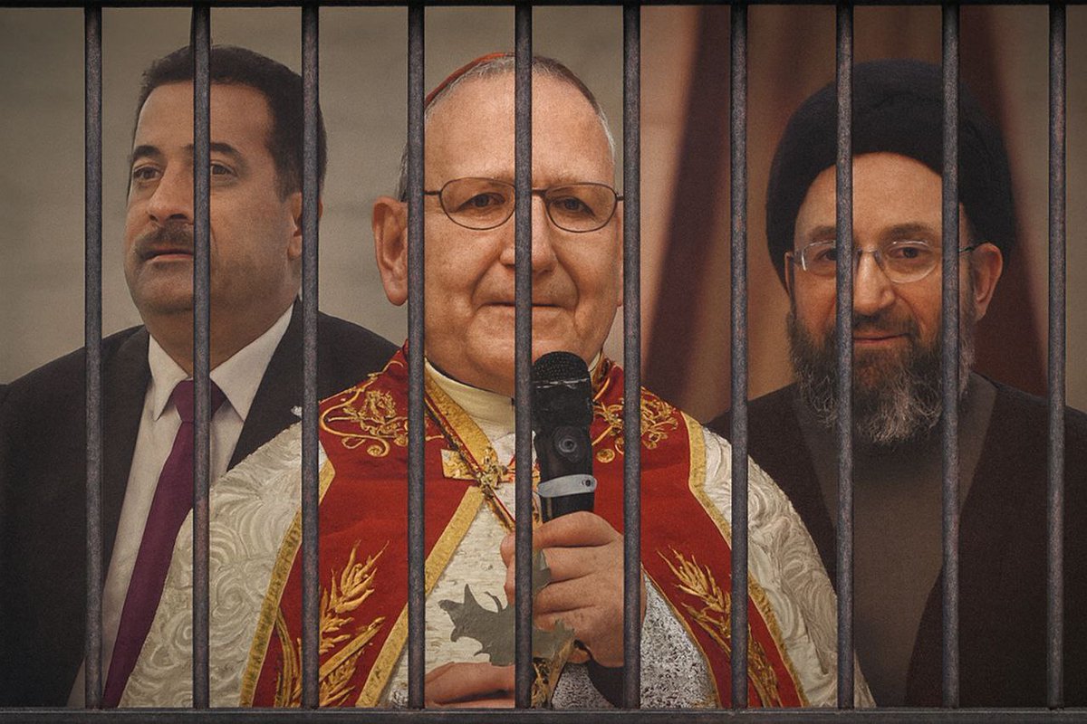 وراء القضبان... حيث يجب أن يُحجز كل من صافح المحتل.وروج للتطبيع مع اسر،،ائيل ...
 وأن العمائم والربطات لا تُطهّر الخيانة.
وكذلك لا قداسة لمن باع قضية المسيح بعمالة اليهود..ولو لبسوا ثوب الدين.

 لا للتطبيع، لا للخيانة، لا لمن خان دماء الشهداء.