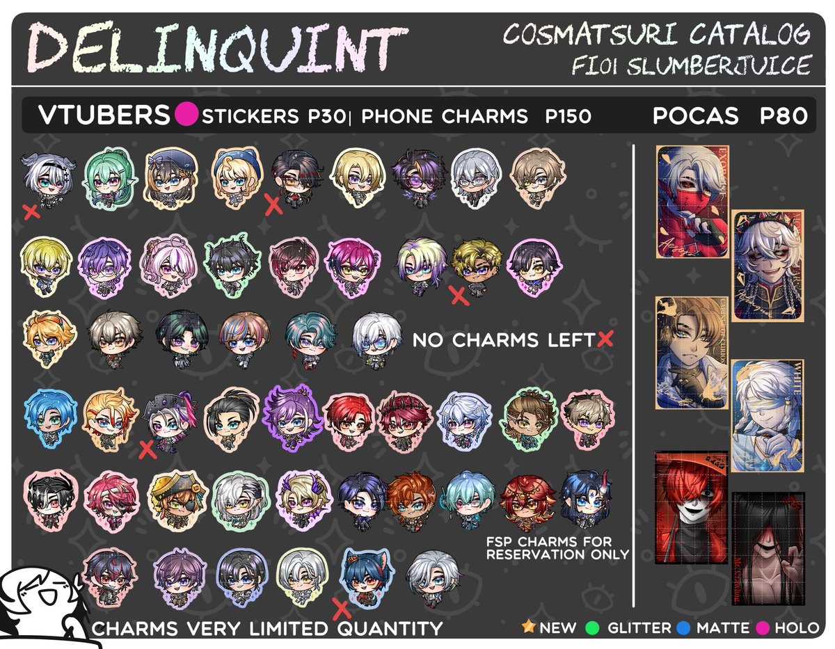 cosmatsu catalog!!
di pa ko nagpprint!!
reservations available (pag nakauwi na ko) 

#cosplaymatsuri2025 #fanfairatcosplaymatsuri2025