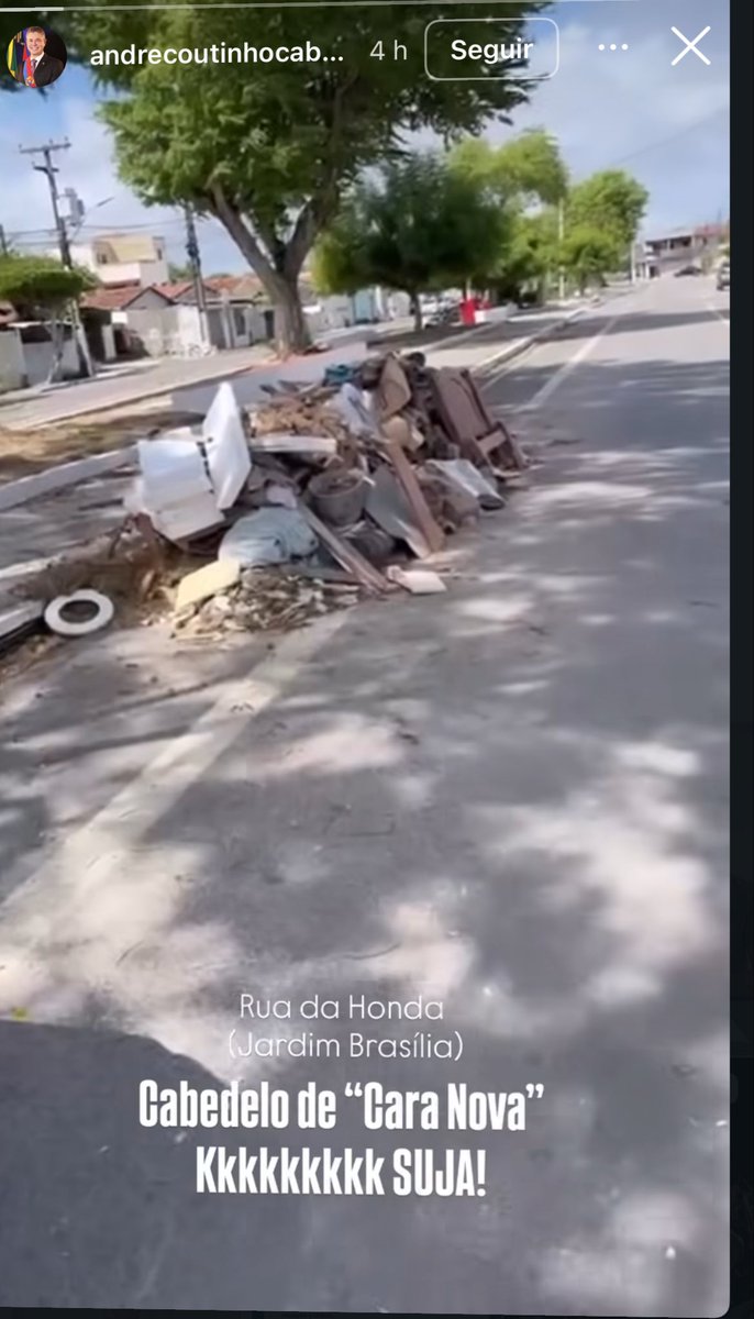 daniel_rds30's tweet photo. Parece que o 'ex prefeito” de Cabedelo tá fazendo piada com o que ele não resolveu 🗑️. Na gestação dele, os lixos e entulhos se acumulavam nas ruas, e agora ele faz vídeos debochando? 🚮 Falta de respeito com o povo de Cabedelo! 😒 #Cabedelo #Lixo #Hipocrisia https://t.co/k8j271L1jN