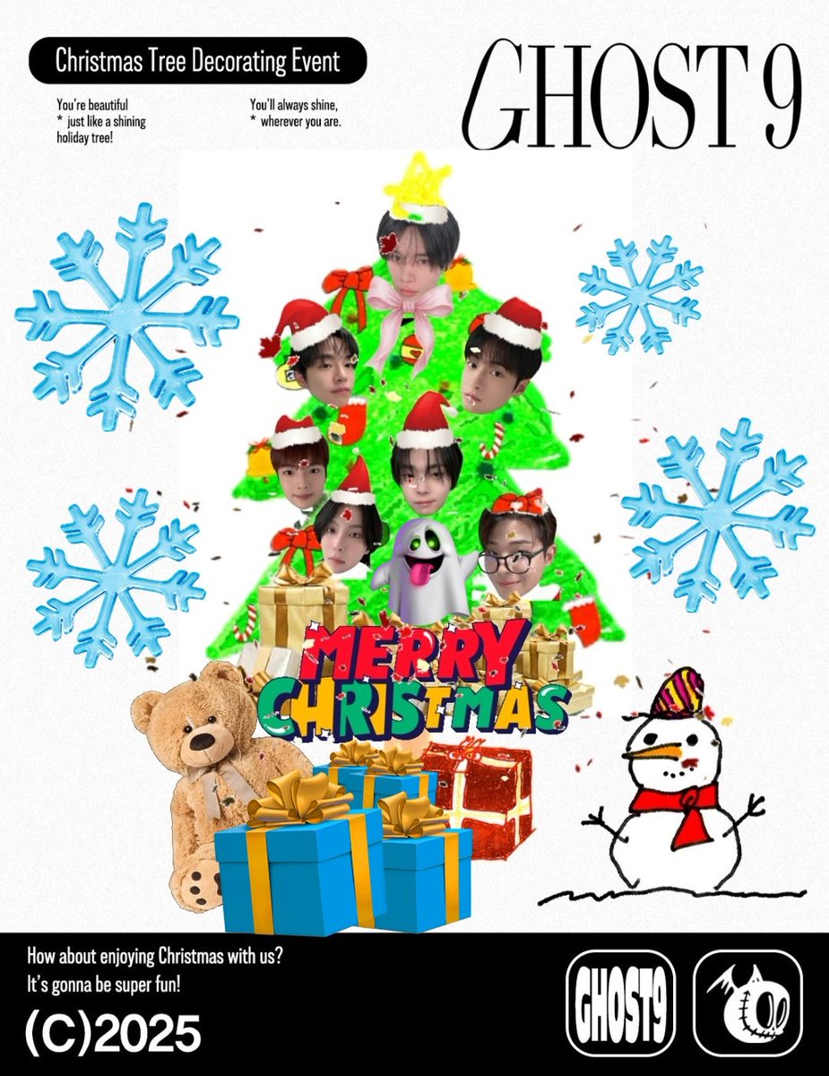 🎄🅼🅴🆁🆁🆈 ​ 🅲🅷🆁🅸🆂🆃🅼🅰🆂🎄
🎉✨✨✨✨✨✨✨✨✨✨✨🎉
#GHOST9 #고스트나인 
#GHOST9_ChristmasTree #MerryG9mas 
#고나와_트리꾸미자 #빛나는트리_빛나는고나
