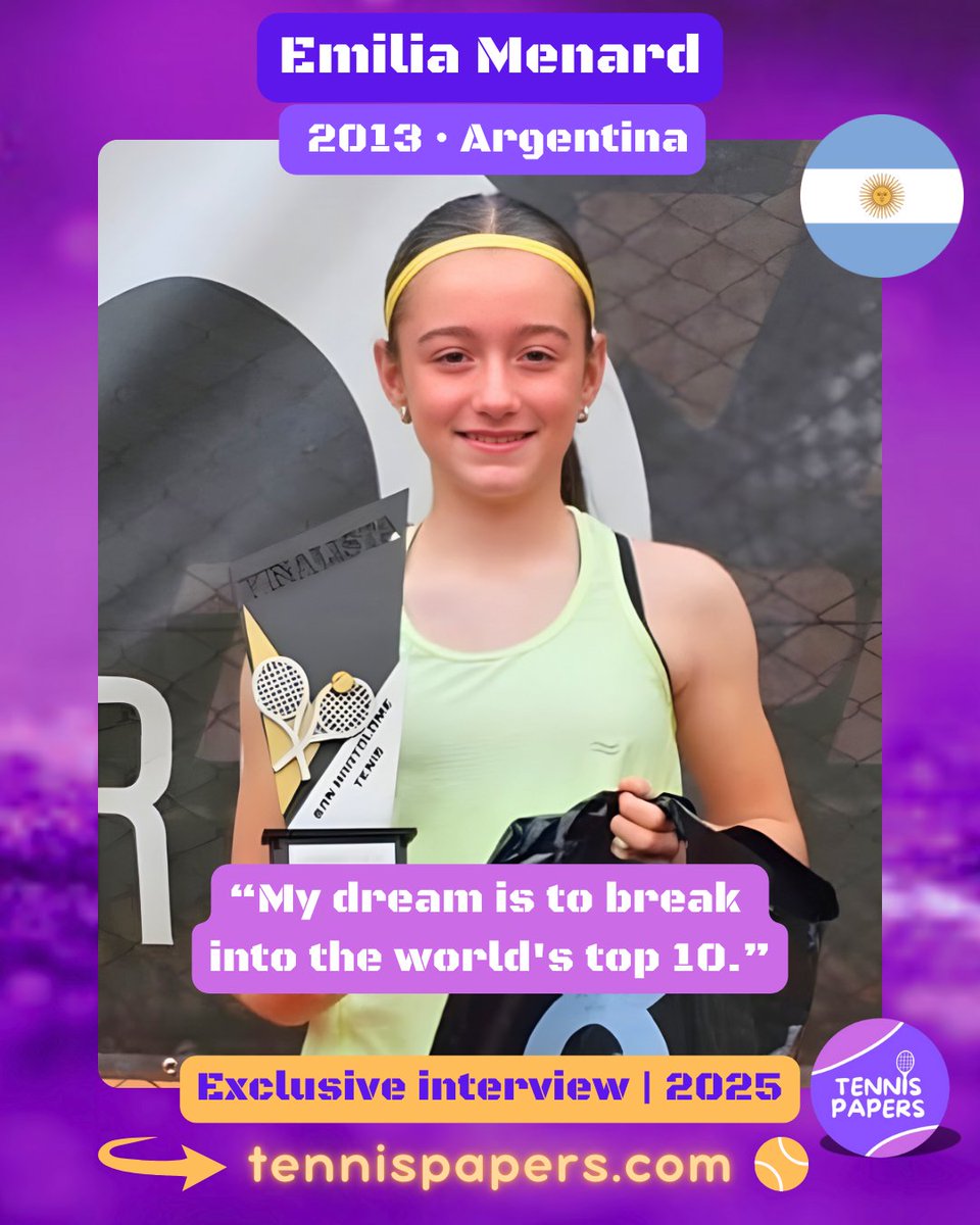 TennisPapers's tweet photo. 🎙️ Exclusive interview with Tennis Papers 📰
👉 https://t.co/KItUQuvAog 🎾
#tennispapers #JuniorTennis #TennisLife #futureprofessional #TennisKids #juniortennisplayers https://t.co/CCtmjGay8E
