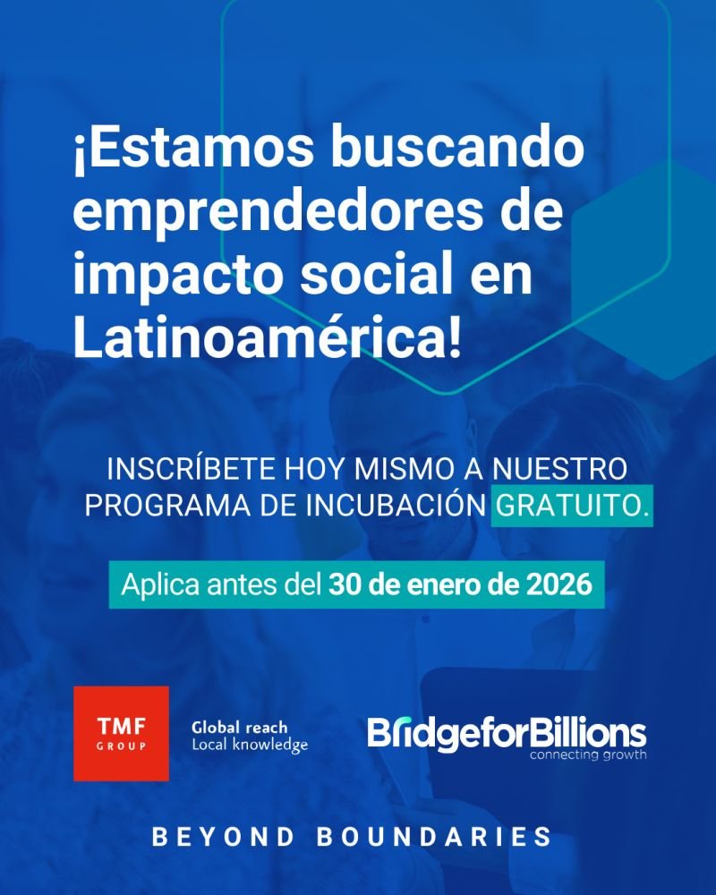 panama0pobreza's tweet photo. 📣 Compartimos 𝐎𝐏𝐎𝐑𝐓𝐔𝐍𝐈𝐃𝐀𝐃 𝐩𝐚𝐫𝐚 #𝐄𝐦𝐩𝐫𝐞𝐧𝐝𝐞𝐝𝐨𝐫𝐞𝐬 #𝐒𝐨𝐜𝐢𝐚𝐥𝐞𝐬 𝐞𝐧 𝐞𝐭𝐚𝐩𝐚𝐬 𝐭𝐞𝐦𝐩𝐫𝐚𝐧𝐚𝐬! 💡 de: @bridge4billions y @TMFGroup.

Más información en: https://t.co/RDjelY2ado

👇 👇 👇
>>Danos Like, Síguenos, Comenta y Comparte<< https://t.co/QSLAVkZfZO