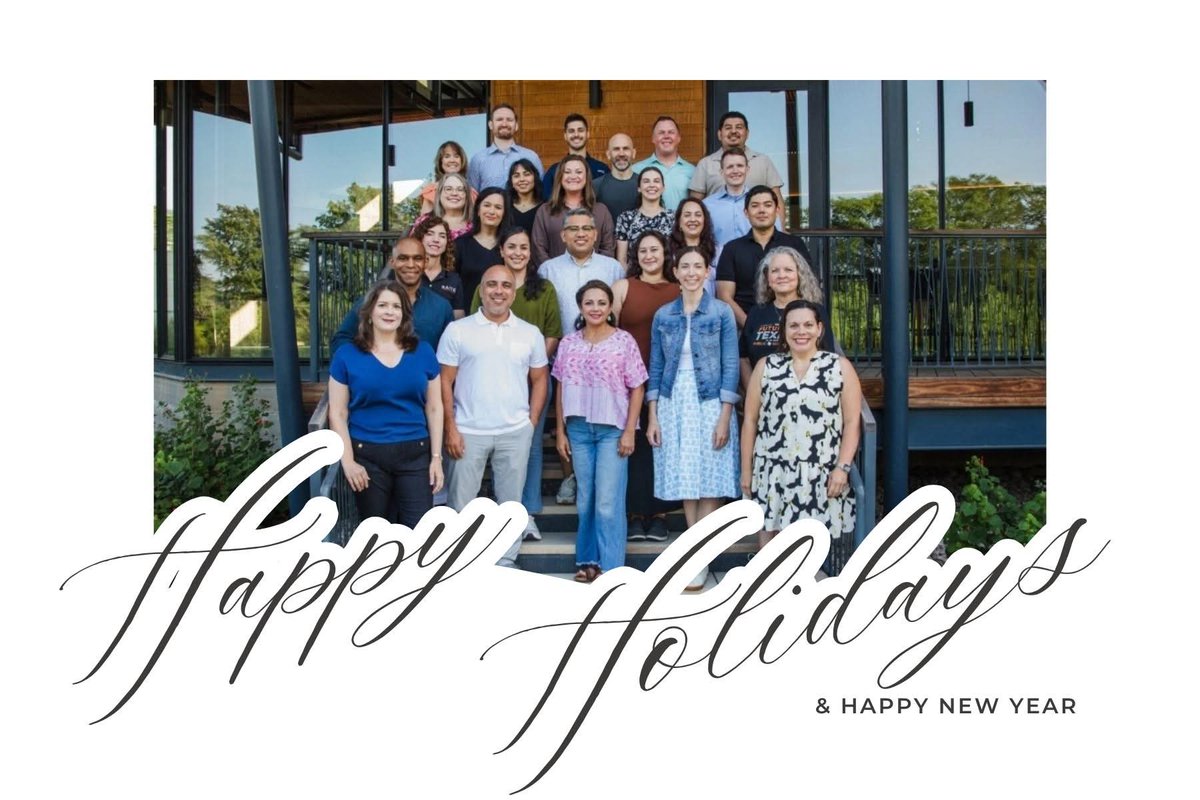 Happiest of Holidays to all of you! Looking forward to the new year and making an impact for Texas Public Schools.