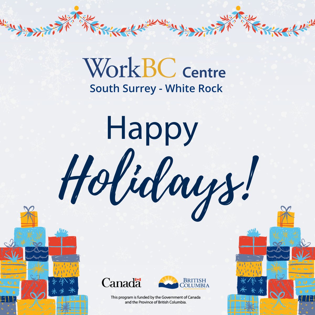 WorkBCSSWR's tweet image. Peace, love, and a very merry break. Happy holidays! 🕊️🎄