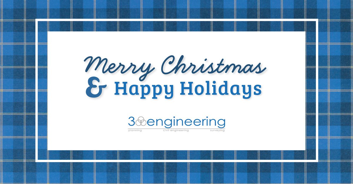 3engineering's tweet image. Merry Christmas and Happy Holidays from the 3 Engineering team! Wishing you and yours a joyful season filled with warmth, peace, and time with loved ones. Thank you for your continued partnership and support. 

#MerryChristmas #HappyHolidays #3Engineering l #CivilEngineering