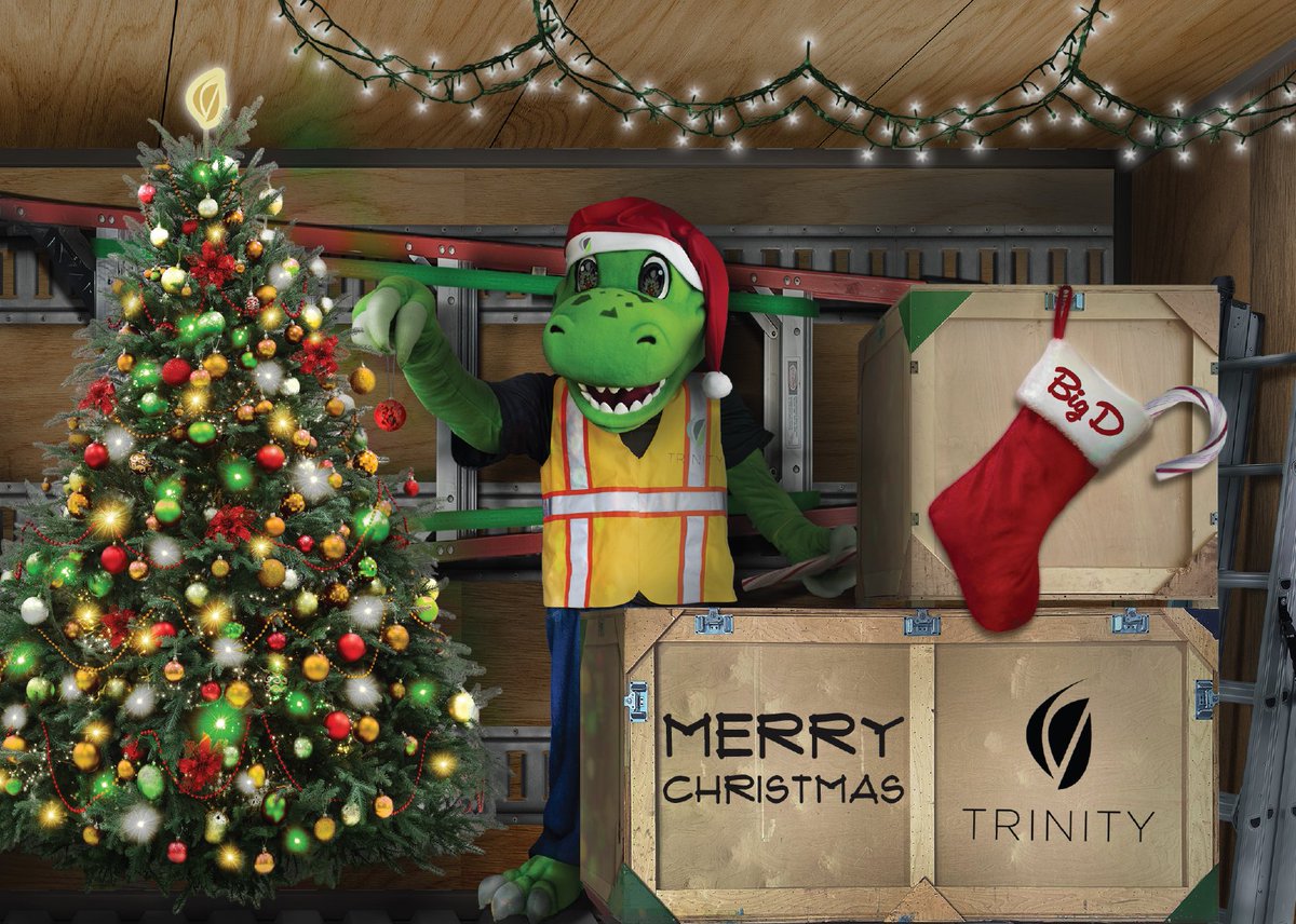 TrinityDisplays's tweet photo. 🎄Merry Christmas &amp; Happy Holidays from Display Dino &amp; Team Trinity 🦖 #TrinityDisplays #DisplayDino #ExperiencesAreBuiltHere #MerryAndModular #MerryChristmas https://t.co/5pE7twWEa6