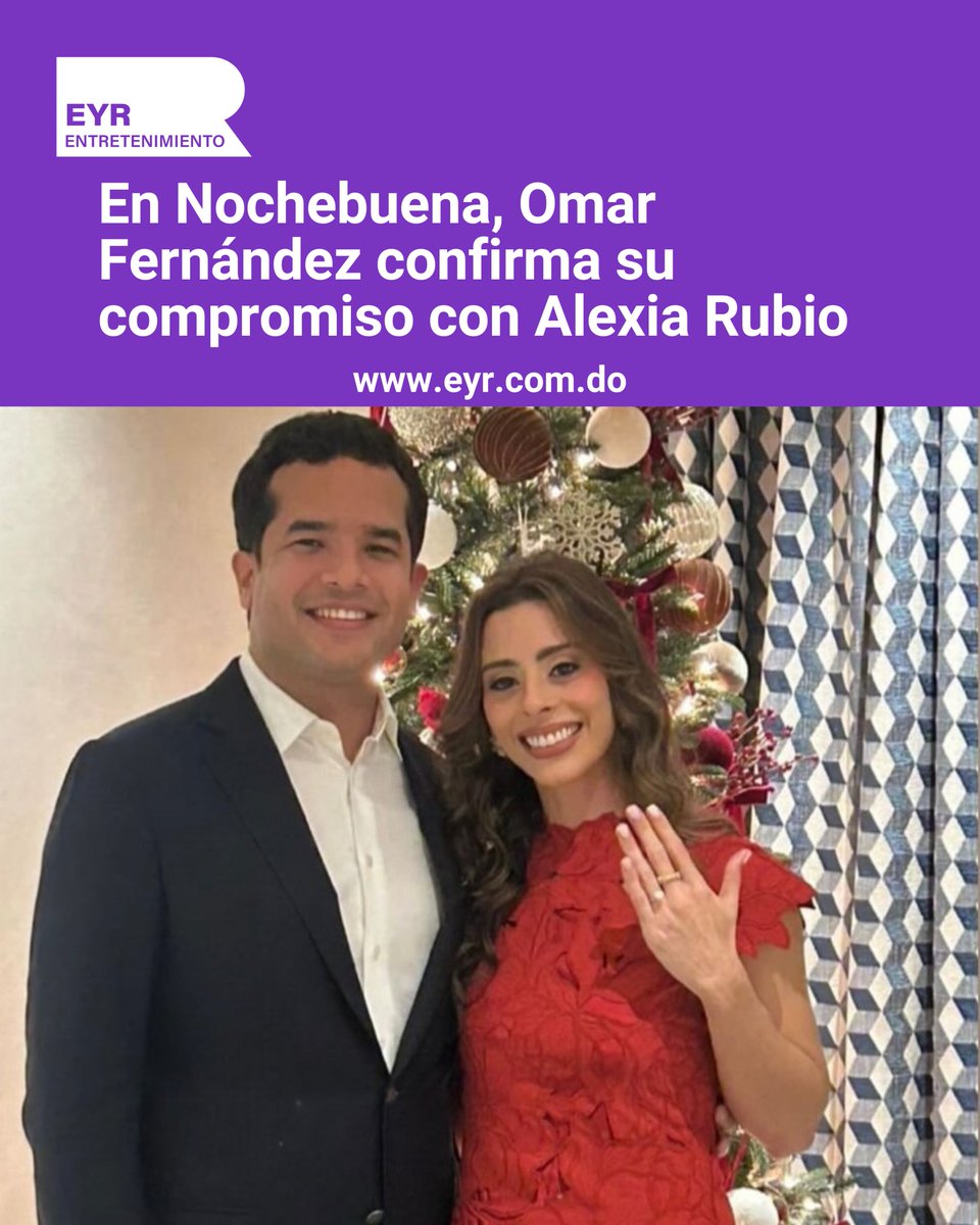 eyrnews's tweet photo. En Nochebuena, Omar Fernández confirma su compromiso matrimonial con Alexia Rubio
🔗 https://t.co/wuO7yQtgua
#EyRNews #OmarFernandez #AlexiaRubio https://t.co/2KPJYUQ91x