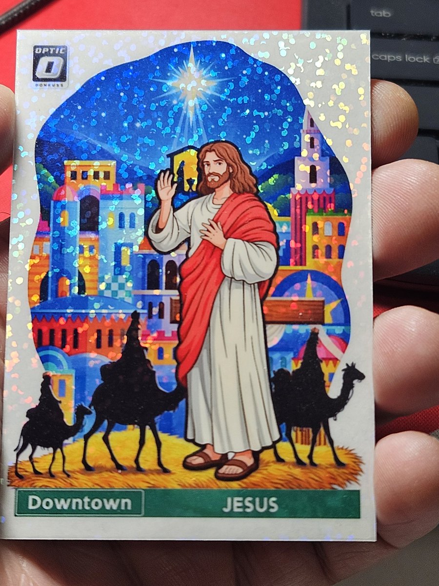 cardcreator5001's tweet image. Merry Christmas to all my hobby friends. 

Had to share the OG Christmas card. 

Than man himself. Jesus. Downtown. Bethlehem. North star. Manger. 3 wise men. 

What do you think?