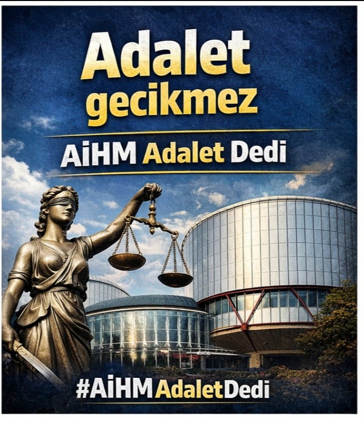 BenGarip247639's tweet photo. Hukuksuzluğa dur demek için
2420 dosyada topluca
#AİHMAdaletDedi
#Yalçınkaya #Demirhan https://t.co/WBtf81VRtR