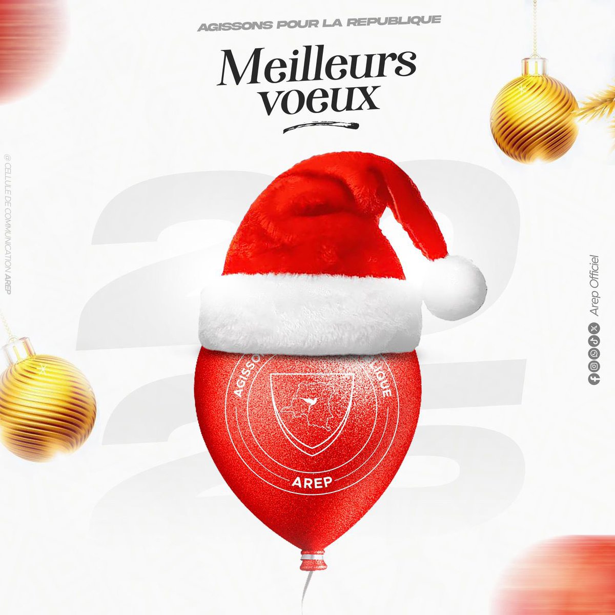 Le parti politique AREP vous souhaite un Joyeux Noël 🎄