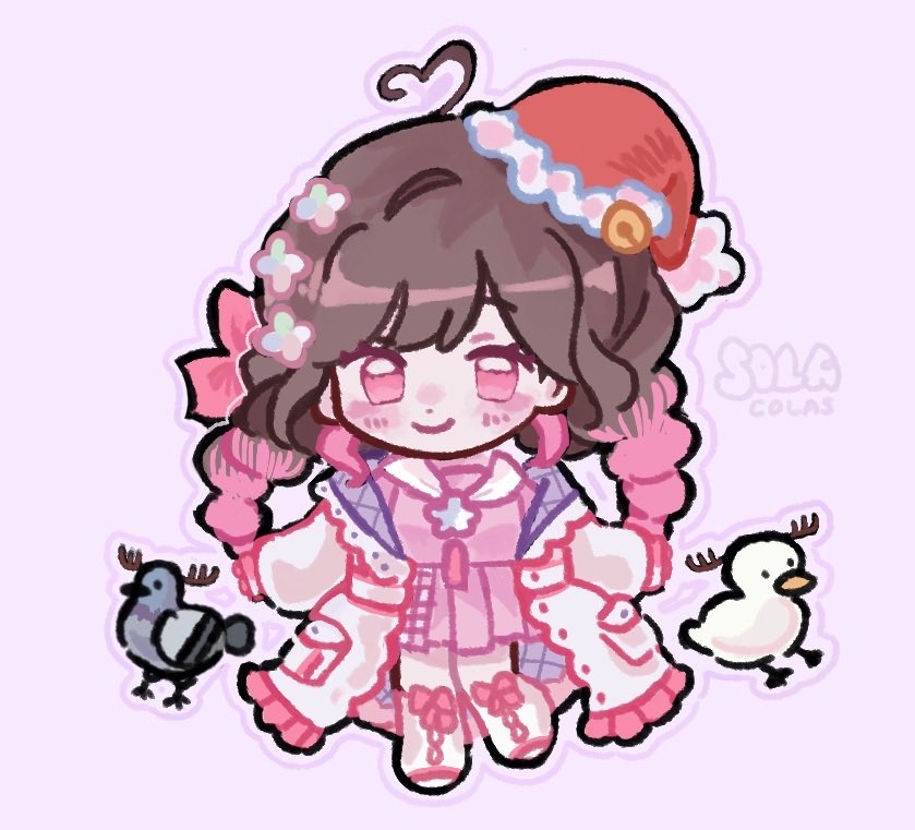 Merry Christmas to those who celebrate!!!! 🎄🩷

🎨Art by <a href="/solacolas/">sol ☀️ c0mms batch 2 waitlist posted!</a> (Thank you to <a href="/Milkybeartv/">Mwilky 🥛🐻</a> for the adorable art!! I love it so much!!)